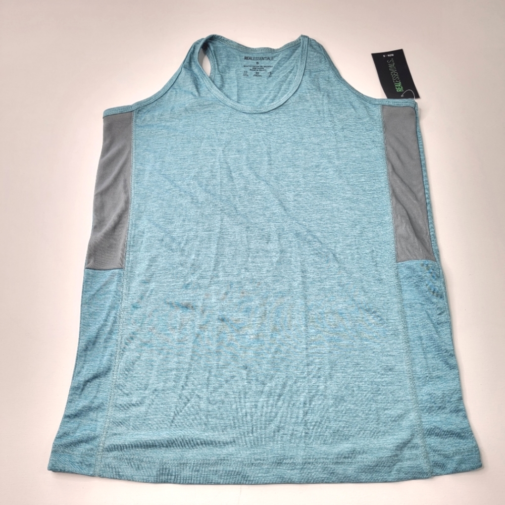 5 Pack Real Essentials Racerback Dry Fit Tank Top - Picture 10 of 11